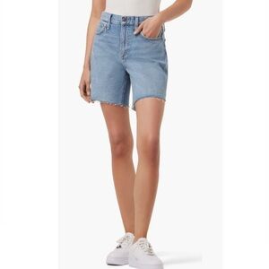 Favorite Daughter The Tommy Raw Hem Relaxed Denim Jean Shorts - Size 27, NWT